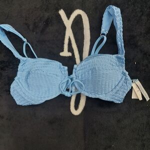 isabella rose Blue Textured‎ Women's Bra small